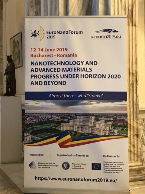 June 12th-14th 2019 EuroNanoForum, Bucharest Romania