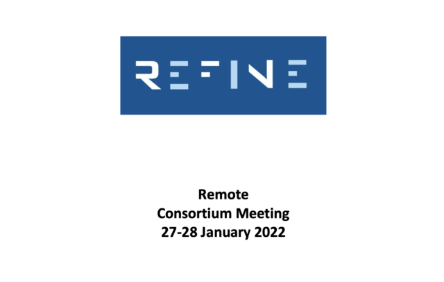 January 27th-28th 2022 REFINE Virtual General Assembly